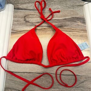 Target- Shade & Shore Red Triangle Bikini Top